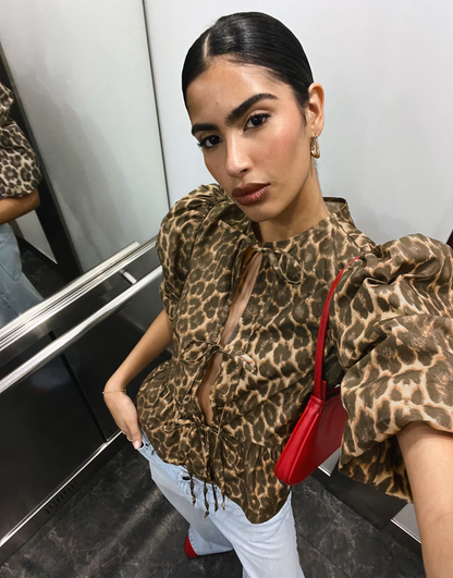 Sophia - Leopard Top