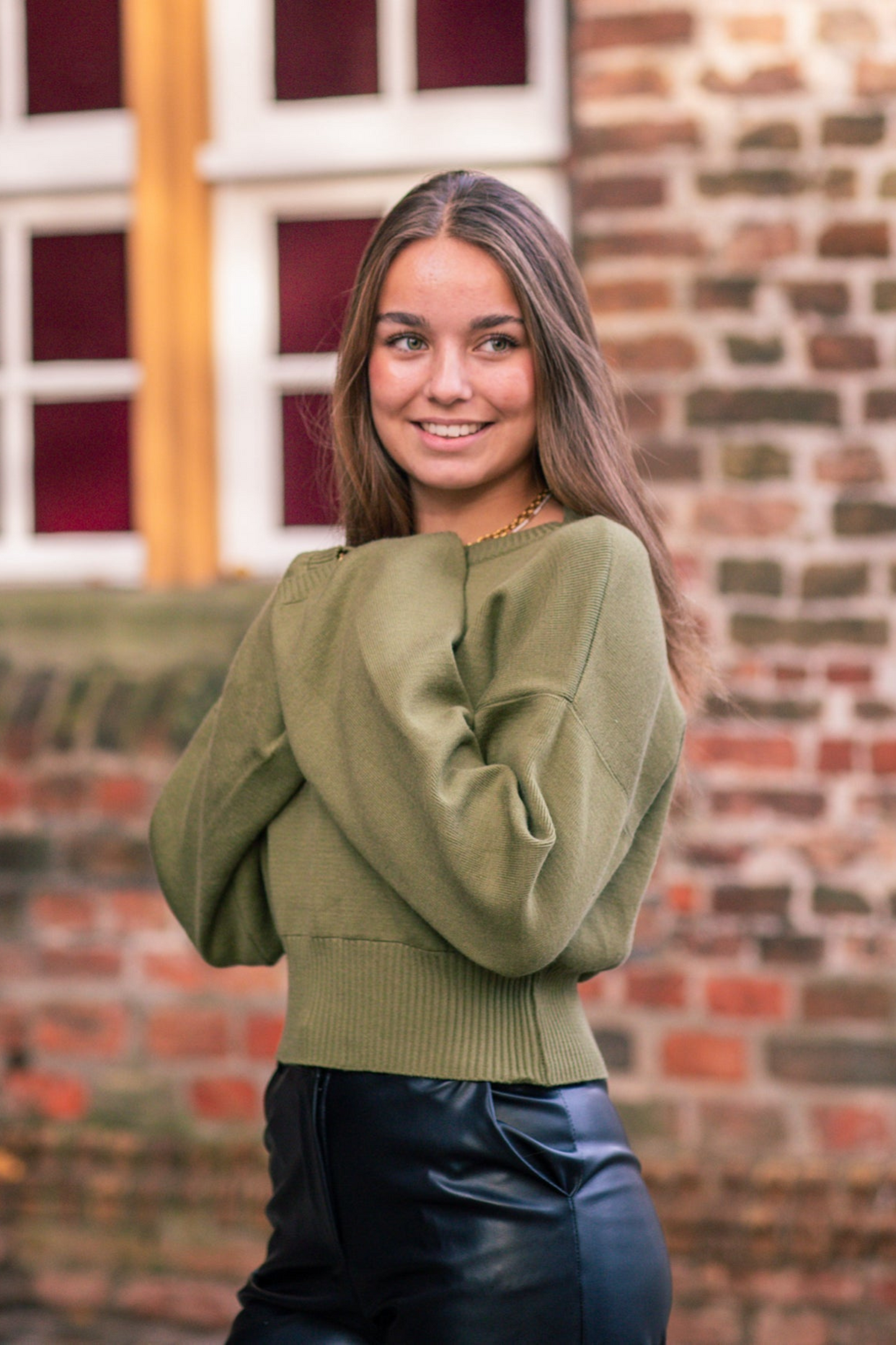 Lily | Groene Sweater